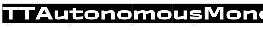 TTAutonomousMono Med字体转换